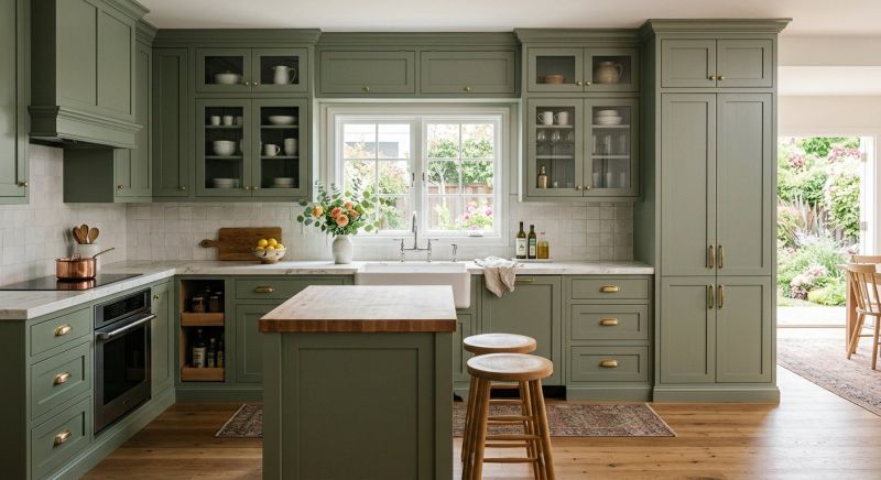 Cherry Cabinet Remodeling in Conroe, TX