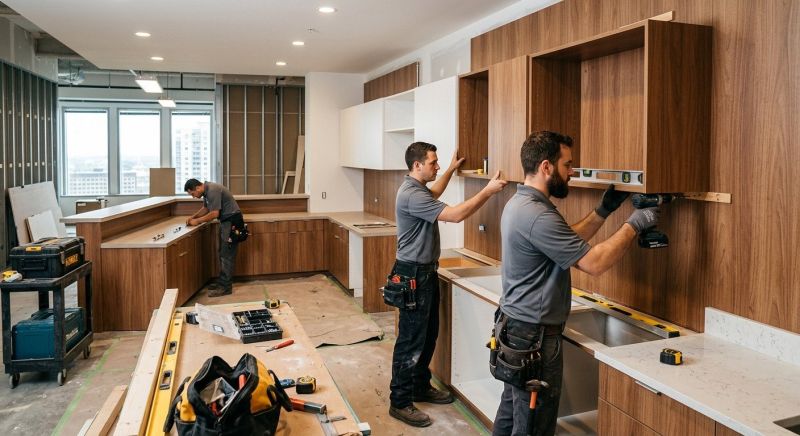 Pine Cabinets Installation in Kokomo, IN