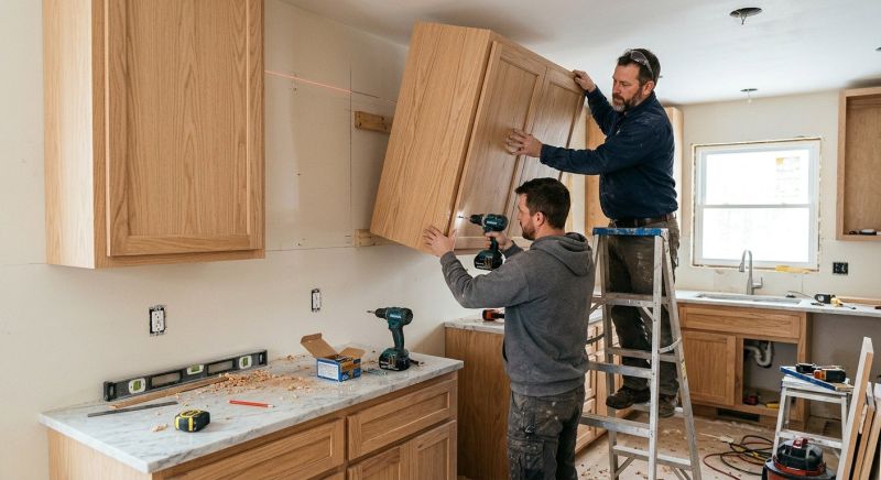 Rustic Cabinets Installation in Carmel, IN